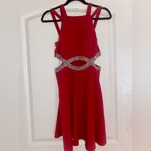 Speechless red short cocktail dress